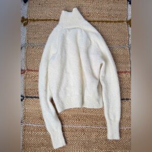 H&M Edition Ivory mohair Turtleneck Sweater – Size S